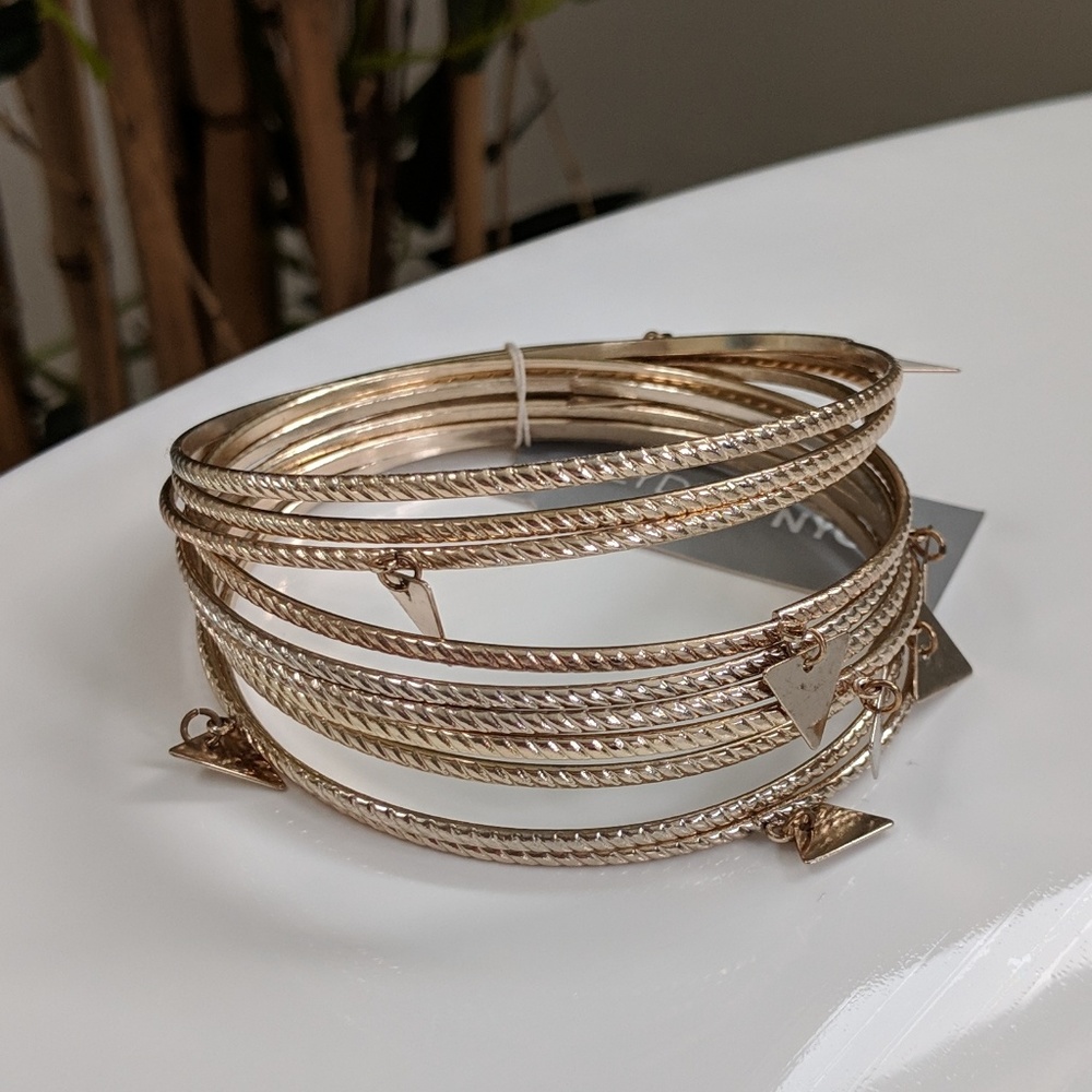 Lydell NYC bangle bracelet set NWT